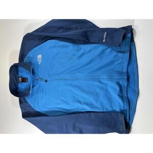 The North Face TKA Stretch Blue Full-Zip Jacket